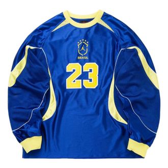 Nike Jordan Air Jordan Goalie 2026 Jersey Old Royal Yellow Pulse IF3900-417