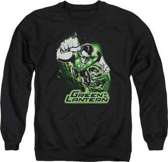 Gildan Justice League of America Green Lantern Green & Gray Adult Crewneck Sweatshirt