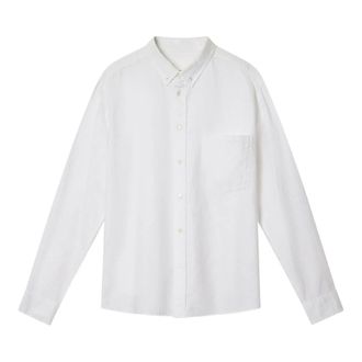 Isabel Marant Jasolo Shirt - Heren - Overhemden - Wit - Maat: XL Katoen