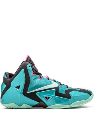 Nike Lebron 11 South Beach sneakers - unisex - Rubber/Polyester/Polyester - 9.5 - Blue