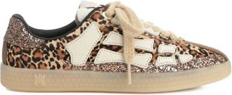 Amiri Sneakers met luipaardprint - Dames - Sneakers - Bruin - 37 EU - Leer - Schoenen