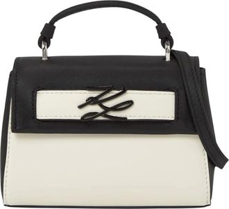 Karl Lagerfeld Handbags, female, Black, Size: ONE SIZE Villa La Vigie Mini Handbag