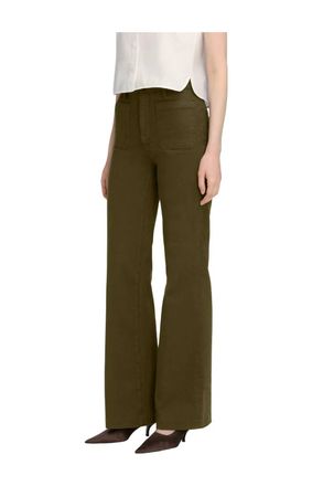 Frame Denim Refined Flare Jeans In Tree Moss