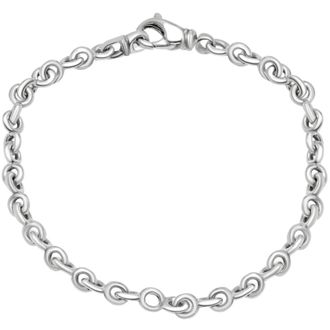 Pompeii3 Mens Rolo Link 14k Gold (20gram) or Platinum (32gram) 6mm Bracelet 8.5