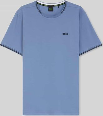 HUGO BOSS Regular Fit T-Shirt aus Baumwoll-Mix Modell TAUL in Blau, Gr&ouml;&szlig;e XXXL