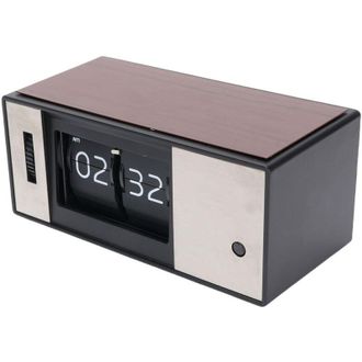 OEM Reloj Mec&aacute;nico Digital Plegable De Estilo Retro, Luz Led Autom&aacute;tica, Funciona Con Pilas, Ideal Para La Decoraci&oacute;n Del Hogar Y La Oficina, 12 Horas -cr