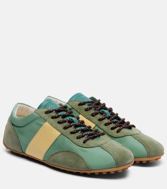 Tod's Classic suede-trimmed sneakers