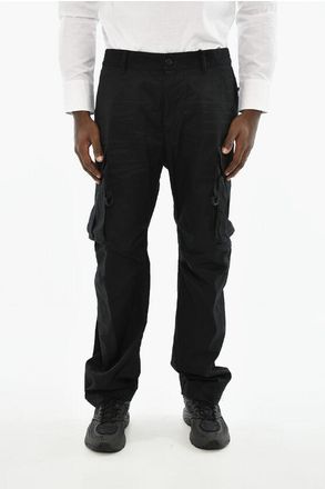 Dsquared2 ICON Solid Color Cotton Cargo Pants size 50