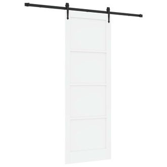 vidaXL Puerta Corredera Orkdal Blanco 83 X 232 Cm Vidaxl