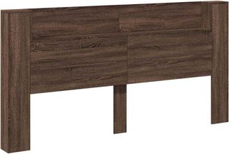 vidaXL Cabecero Con Estante Roble Marr&oacute;n 200 X 16,5 X 103,5 Cm Vidaxl