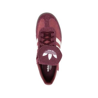adidas Suede with Striped Detail Sneaker - Red