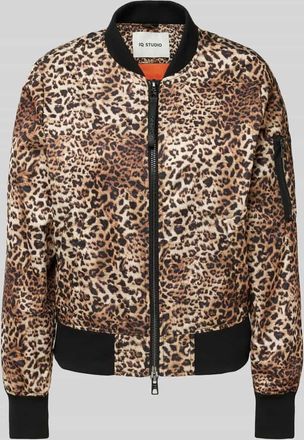 IQ Studio Jacke mit Zweiwege-Rei&szlig;verschluss in Beige, Gr&ouml;&szlig;e 38