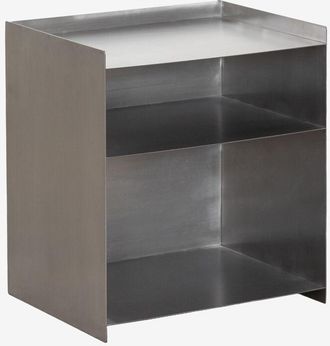 Sklum Sklum - Pack De 2 Mesitas De Noche En Acero Nolvia Acero