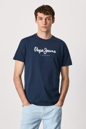 Pepe Jeans London Eggo Logo T-shirt Marineblauw