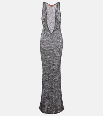 Missoni Sequined lame gown