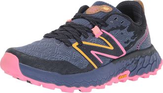 New Balance Womens Fresh Foam X Hierro V7 Trail Running Shoe, Night Sky Vibrant Pink Black, 5.5 UK