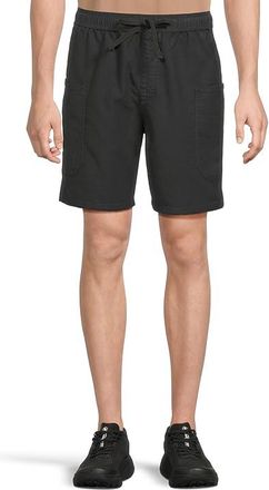 Prana Cuyamaca Shorts Mens Shorts Black : 2XL 8, Cotton/Lyocell/Mesh