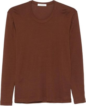 Christophe Lemaire Long-sleeve Cotton T-shirt