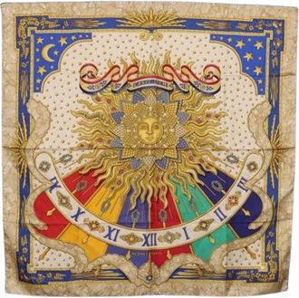 Herm&egrave;s Pre-owned Silk Scarf - Dames - Vintage Accessoires - Veelkleurig - ONE Size - Vintage