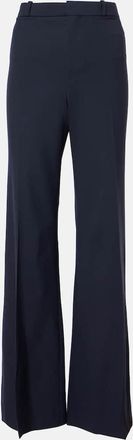 Chloé High-rise wool-blend wide-leg pants