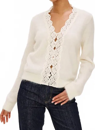 Rails Mer Cardigan In Ivory