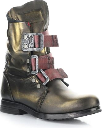 FLY London Stif Military Boot in 029 Gold at Nordstrom, Size 8-8.5Us