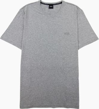 HUGO BOSS Mens Hugo Boss Small Logo S/s T Shirts Grey 033 - Size: 44
