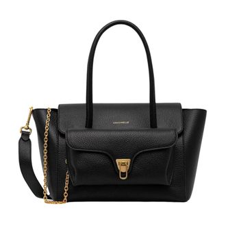 Coccinelle Tassen, Dames, Zwart, ONE Size, Leer, Double Beat Shopper