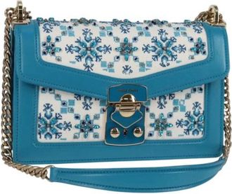 Miu Miu Pre-owned Canvas shoulder-bags - Dames - Vintage Schoudertas - Blauw - ONE Size - Vintage