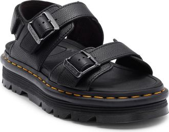 Dr. Martens Zebzag Sandal in Black at Nordstrom, Size 10Us