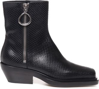 Dondup Camperos In Python Effect Leather