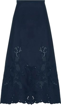 Beatrice .B Gonna - Dames - Midirokken - Blauw - S - Rokken