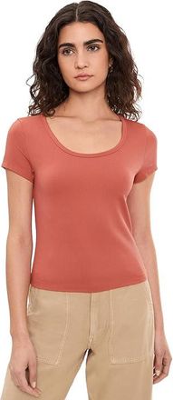 Columbia Pinetown Canyon Rib Short Sleeve T-Shirts Womens Clothing Washed Red : 2XL, Elastane/Nylon