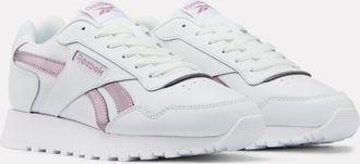 Reebok Classic Trainingsschuh REEBOK CLASSIC REEBOK GLIDE, Damen, Gr. 37,5, ftwrwei&szlig;, ftwrwei&szlig;, mutedmauve, Leder, Synthetik, Textil, Schuhe Trainingsschuh