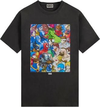 Kith x Marvel vs. Capcom Clash of Super Heroes T-shirt - Zwart