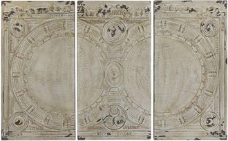 DKD Home Decor Decorazione da Parete DKD Home Decor Beige Neoclassico 178 x 4 x 112 cm (3 Pezzi)