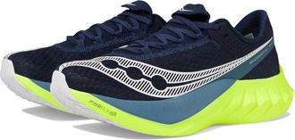 Saucony Endorphin Pro 4 Mens Running Shoes, Navy/Citron - 10.5 UK
