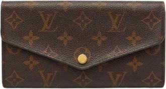 Louis Vuitton Pre-owned Vintage Portemonnee - Dames - Vintage Accessoires - Bruin - ONE Size - Vintage