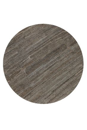 Wecon Home Alfombra redonda tejida a mano topo 200 cm