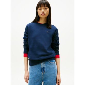 Tommy Jeans Sweater met ronde hals en lange mouwen