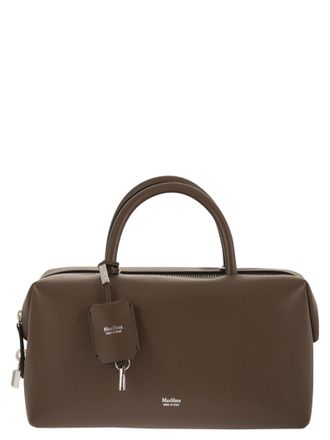 Max Mara Bolso satchel mediano Maxmara Holdallm de piel natural