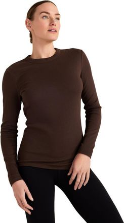 Haven Organic Cotton Long Sleeve Tee in Coffee Bean at Nordstrom, Size X-Small