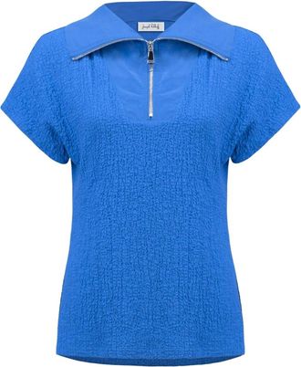 Joseph Ribkoff Dames, Blouses & Shirts, Blauw, Maat: 2XL