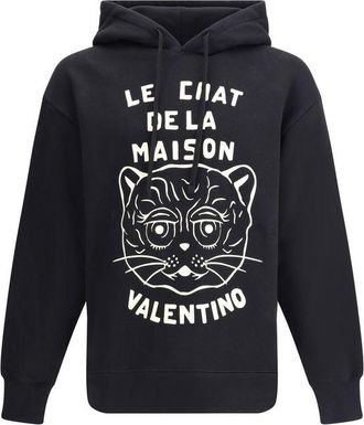 Valentino Black Cotton Mens Sweatshirt