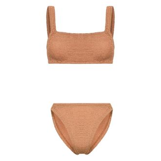 Hunza G Beachwear Hunza G - female - Hunza G - Bikinis - Brown - ONE SIZE - Swimwear