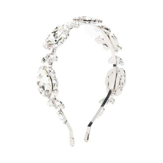 Self Portrait Headbands, female, White, Size: ONE SIZE Crystal Embellished Headband