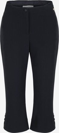 Victoria Beckham Verk&uuml;rzte Wollkrepp-Hose Tab Detail