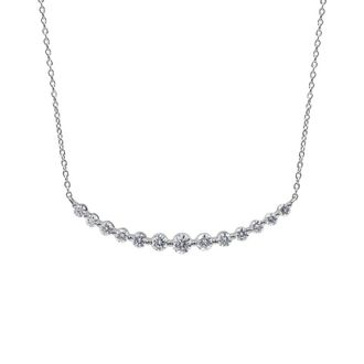 Grown Brilliance 14KT White Gold 1.00 Carat Lab Grown Diamond Pendant Necklace for Women