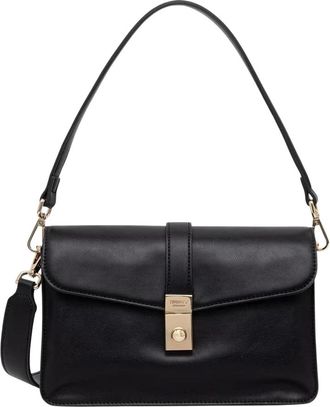 Twinset Schoudertas - Dames - Schoudertassen - Zwart - ONE Size - Leer - Tassen
