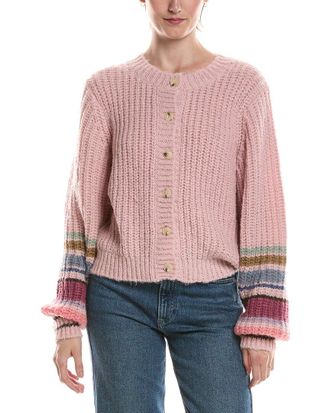 Michael Stars Lumi Striped Crew Cardigan